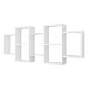 WANDREGAL Trio 001 - Weiß, Holzwerkstoff (161/65/18cm) - MIRJAN24