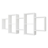 WANDREGAL Trio 001 - Weiß, Holzwerkstoff (161/65/18cm) - MIRJAN24