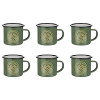 TASSEN 6er-Set Peanuts 380 ml - Grün, Keramik (0.38L) - Butlers