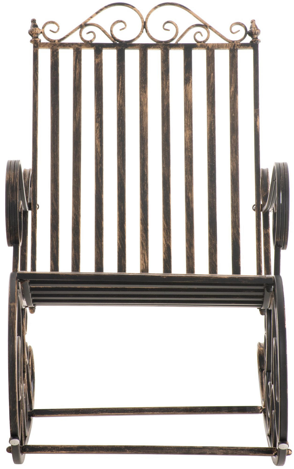 GARTENSCHAUKELSTUHL Metall Bronze - Bronzefarben, Metall (56/94/90cm) - CLP
