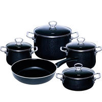 TOPFSET Black Magic (5er-Set) - Silberfarben, Metall (28cm) - Riess