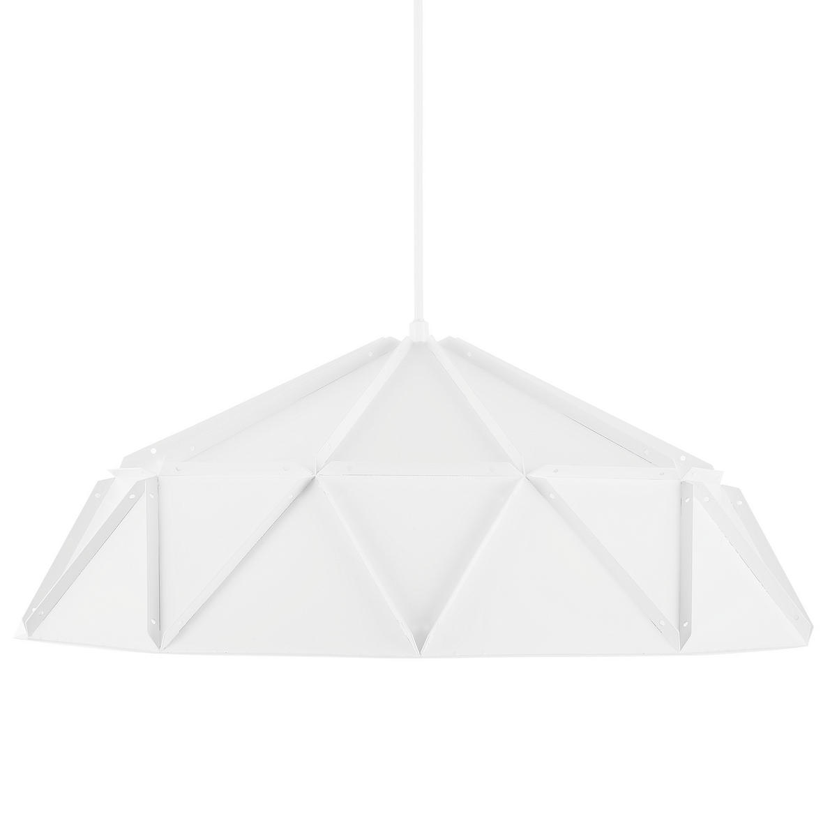 HÄNGELEUCHTE Senia 45/45/120 cm - Weiß, Metall (45/45/120cm) - Beliani