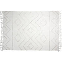 SCHLAFZIMMERRTEPPICH Boho 120/180 cm - Weiß, Naturmaterialien (120/180cm) - Home Styling Collection
