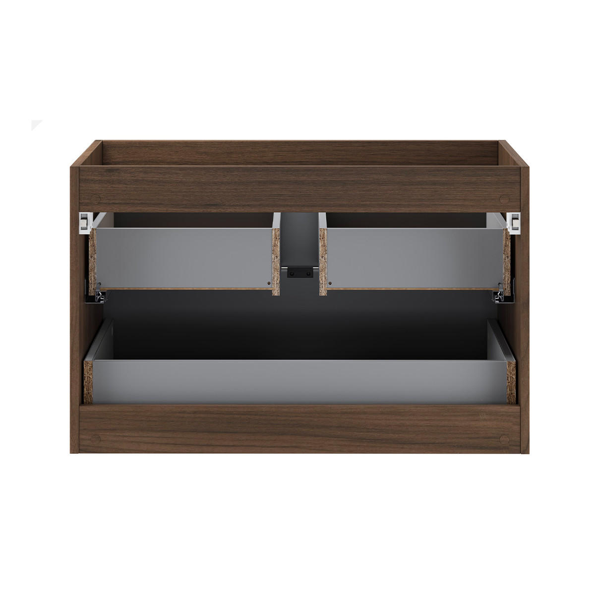 WASCHTISCHUNTERSCHRANK 80cm Elias Holz - Braun, Holzwerkstoff (80/50/46cm) - Petits-meubles