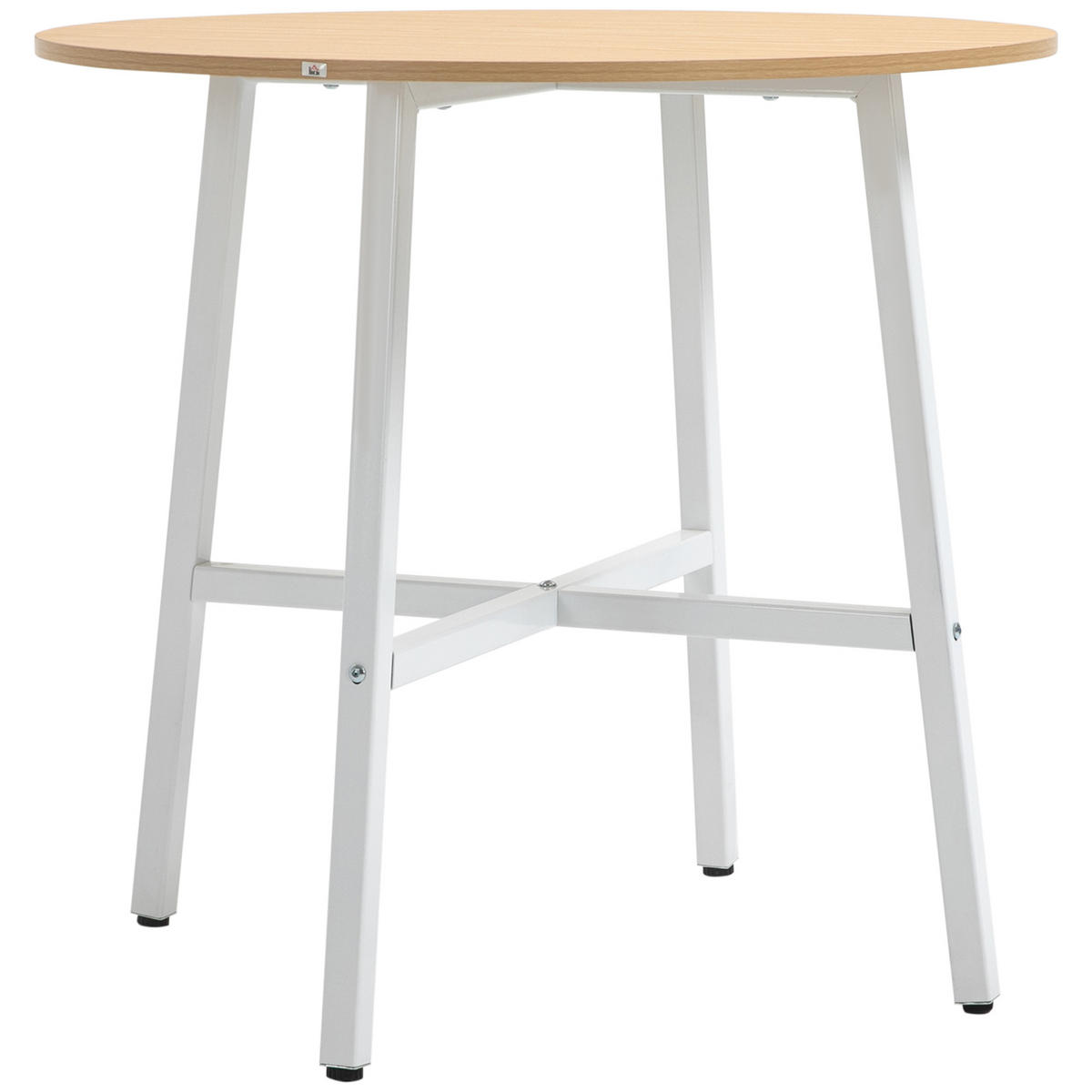 ESSTISCH Naturholz 1 Stück - Beige, Naturmaterialien (80/80/76cm) - GiPP