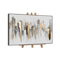 GEMÄLDE Stadtrhythmen Schattenfugenrahmen Grau 180x120 cm - Grau, Holz (180/120cm) - YS-art gallery