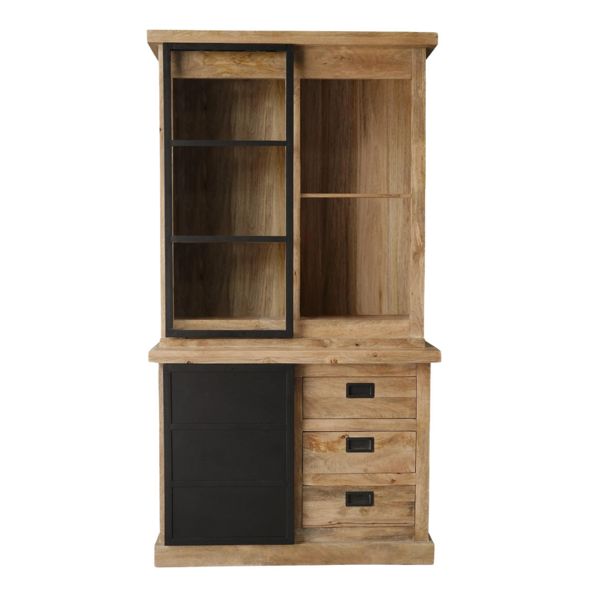 VITRINE Nashville Braun 45/120/220 cm - Braun, Holz (120/220/45cm) - Starfurn