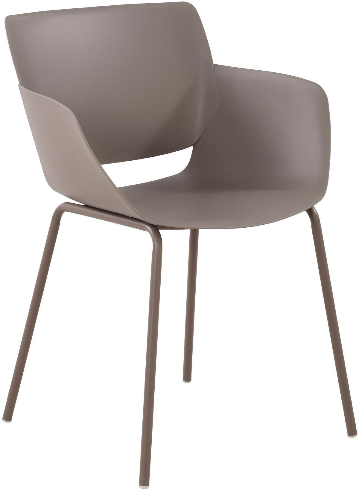 GARTENSITZGRUPPE Kunststoff taupe - Taupe, Kunststoff - CLP