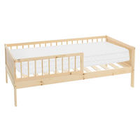 KINDERBETT mit Matratze 80x160 cm Natur - Naturfarben, Holzwerkstoff - ML-DESIGN