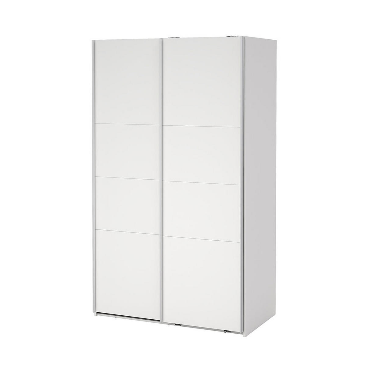 SCHIEBETÜRENSCHRANK, Catania, Weiß, Holzwerkstoff, 119 x 67 x 201 cm - Weiß, Holzwerkstoff (119/201/67cm) - ebuy24