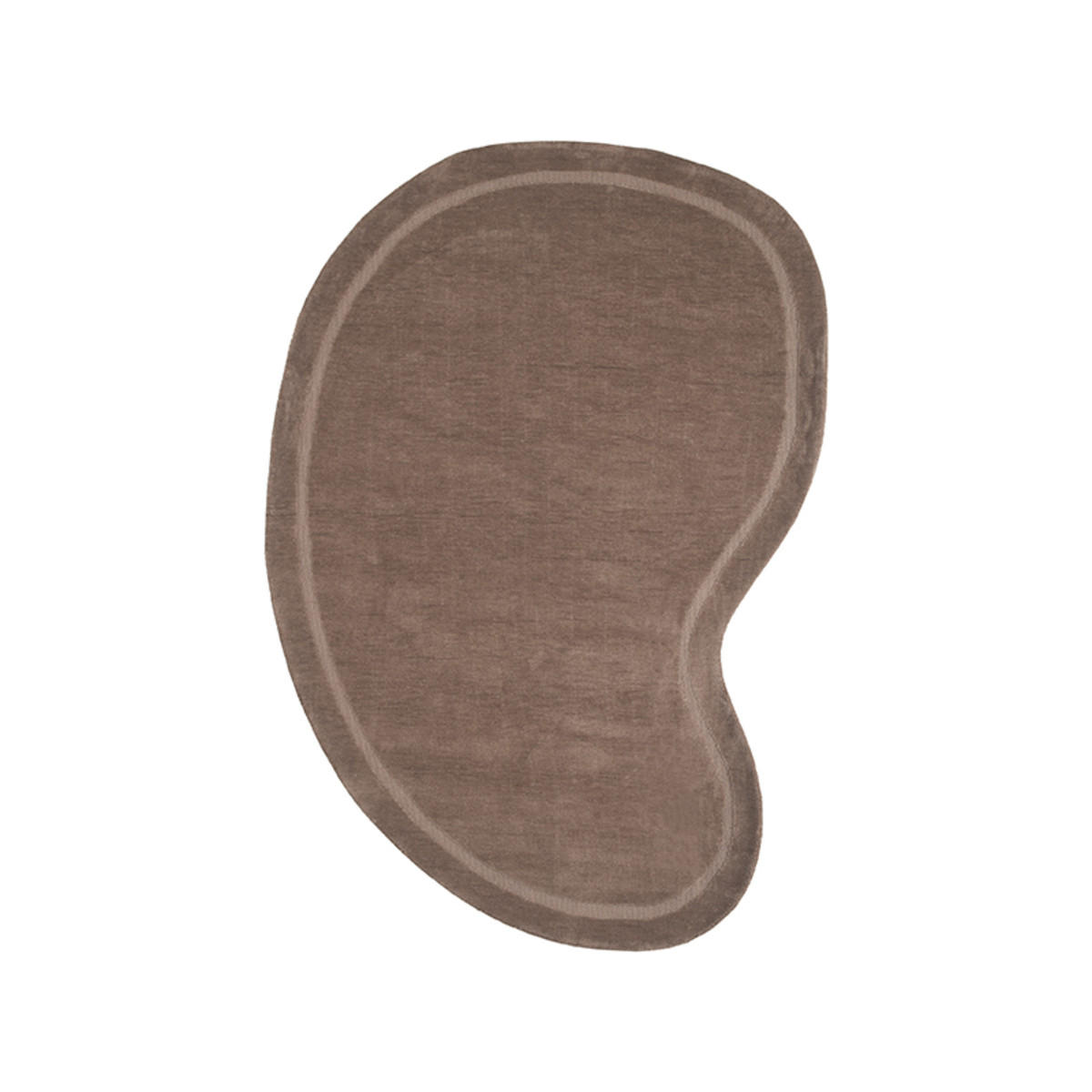 TEPPICH Mody Taupe 160/230/1 cm - Taupe, Textil (230/160cm) - LABEL51