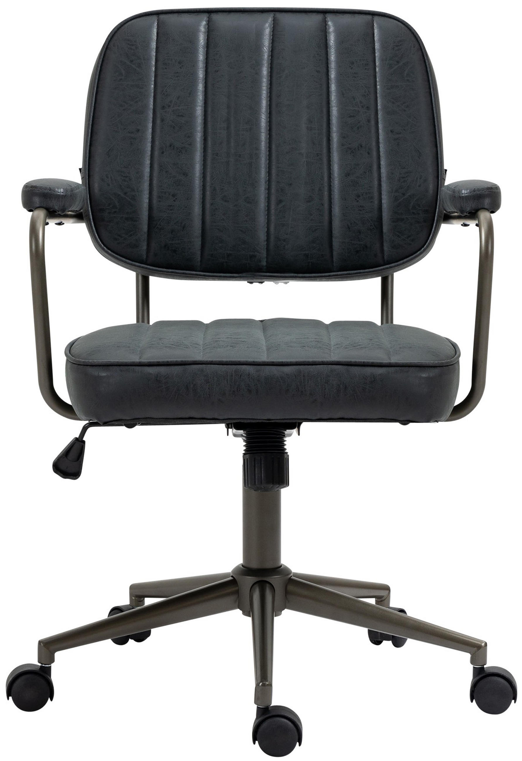 BÜROSTUHL Oxyde antik schwarz - Schwarz, Metall (61/98/63cm) - TPFLiving
