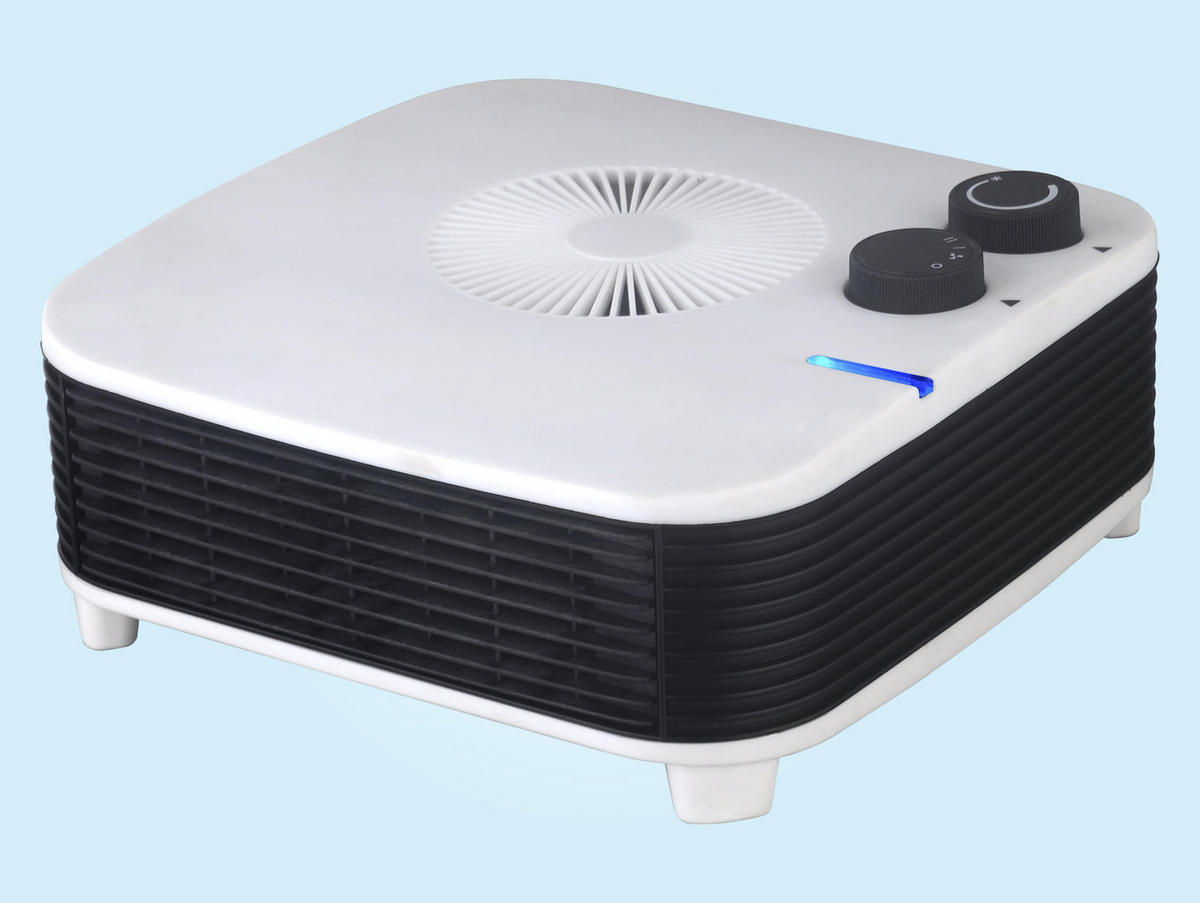 STAND-THERMOVENTILATOR Weiß mit Leistungskontrolle 2000 W - Weiß, Kunststoff (25/10/25cm) - Purline