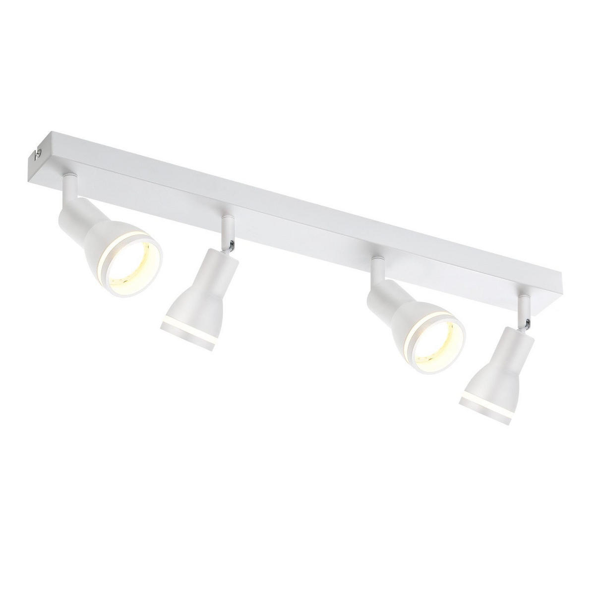 STRAHLER Einigkeit 4-flammig 55/5/15.7 cm - Weiß, Metall (55/5/15.7cm) - ZMH