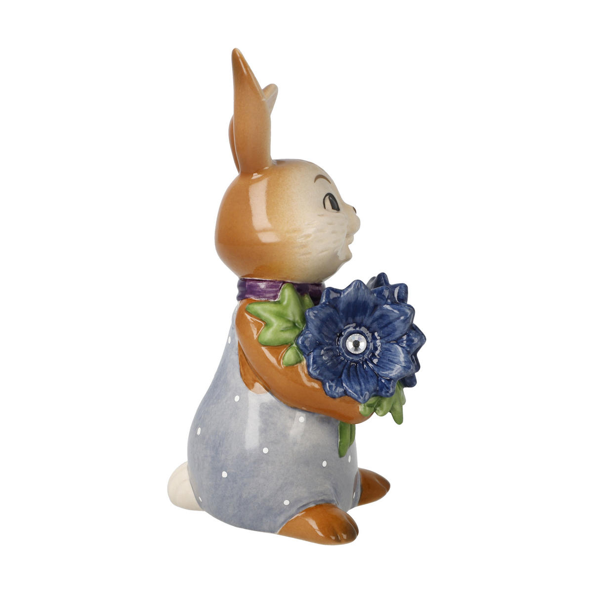 DEKOTIER Hase Kleiner Kavalier, Steingut, Bunt, 12 cm - Multicolor, Keramik (6.5/12/5.5cm) - Goebel
