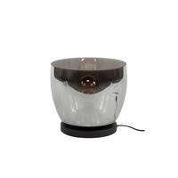 STEHLEUCHTE Up Grau 29/29/27 cm - Grau, Glas (29/29/27cm) - Hoyz Collection