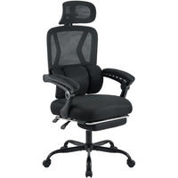 BÜROSTUHL Kador schwarz - Schwarz, Textil/Metall (64/127/60cm) - TPFLiving