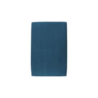 KOPFTEIL gepolstertes – ozeanblauer Samtstoff - 90 cm - Beige/Dunkelblau, Holz (90/120/10cm) - Sommeil de Plomb