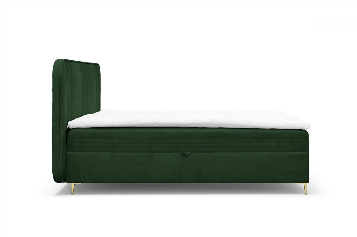BOXBETT Alize - Grün, Holzwerkstoff/Textil (200/200cm) - Fun Möbel
