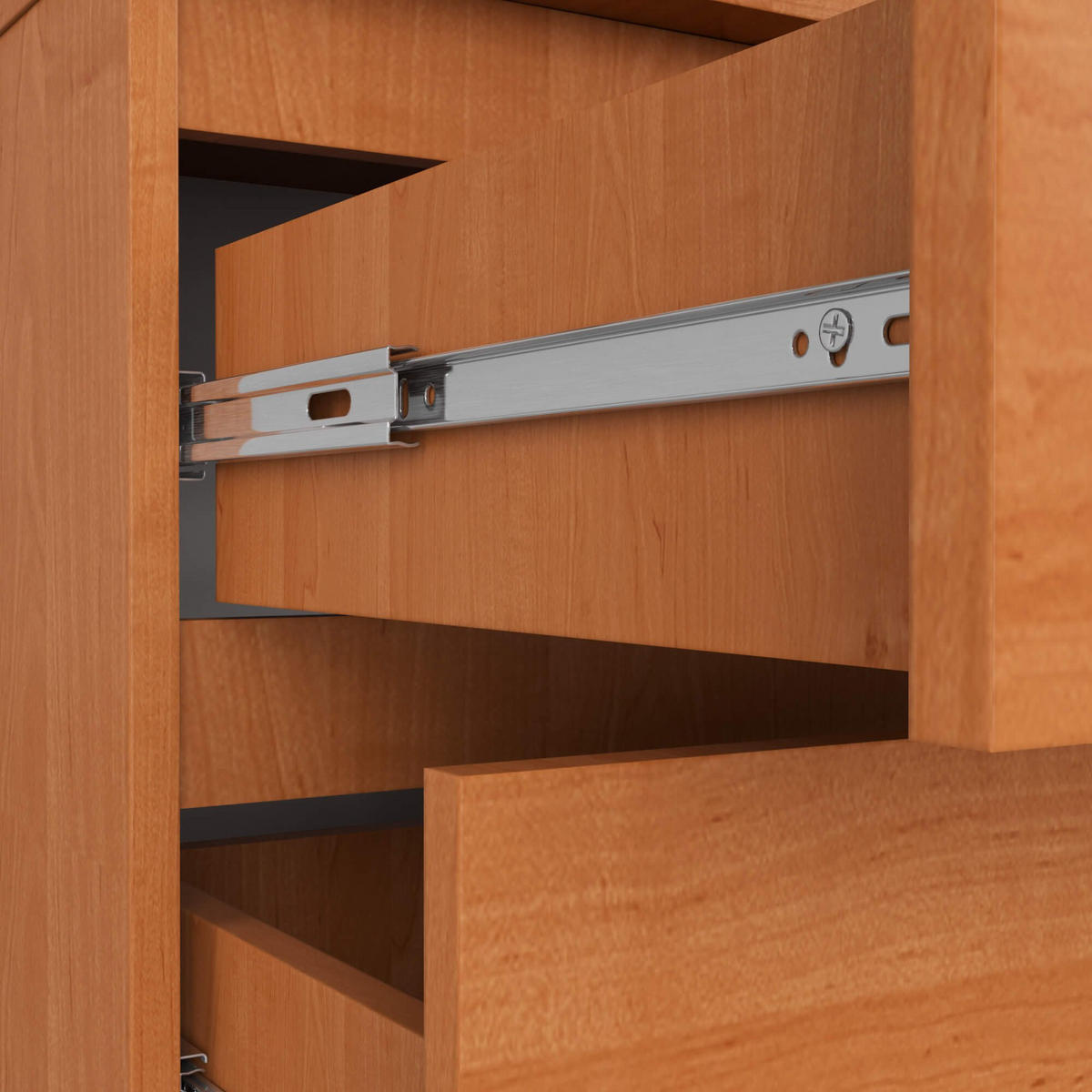 KOMMODE K60, Erle, 60x40x77 cm - Erlefarben, Holz (60/77/40cm) - Milordbikes