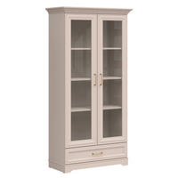 GESCHIRRSCHRANK Perle Kaschmir - Beige, Holzwerkstoff (99.5/197/47cm) - Petits-meubles