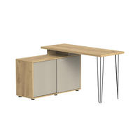 ROHOVÝ PSACÍ STŮL Notivo Kašmír - kašmírová, kompozitní dřevo (55/135/77cm) - Vicco