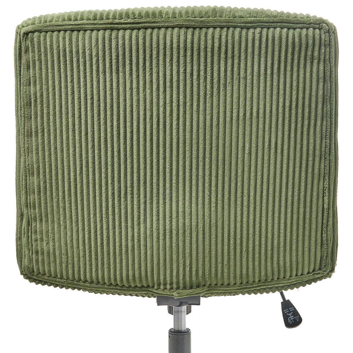 SCHREIBTISCHSTUHL Cord Grün Geddes - Grün, Textil (59/85/71cm) - Beliani