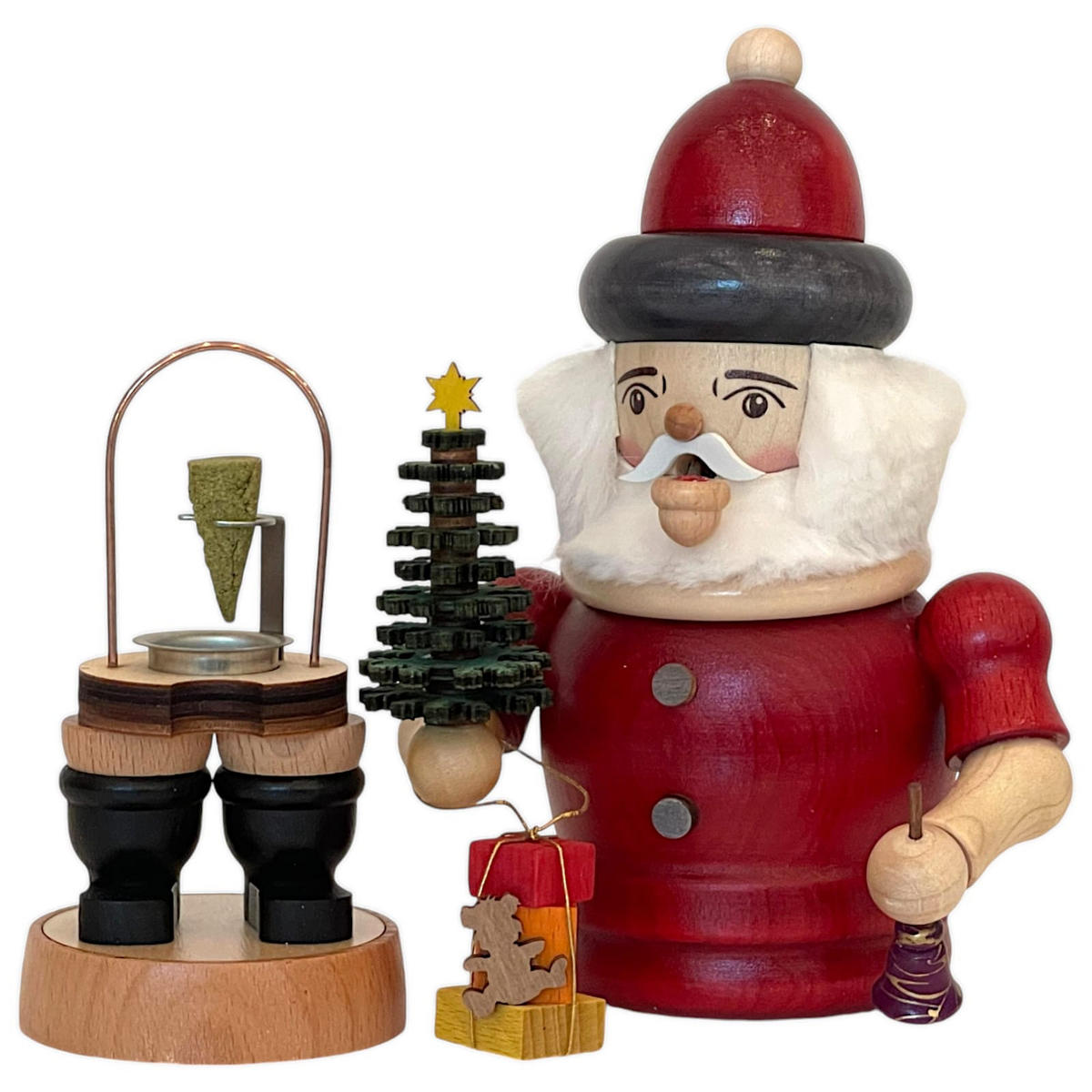 RÄUCHERMANN Weihnachtsmann 20 cm - Multicolor, Holz (10/19/13cm)