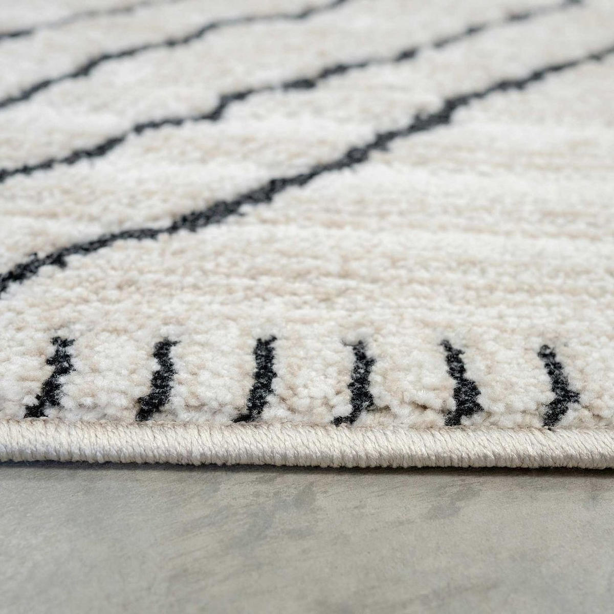 VINTAGE-TEPPICH Medini Neva Creme - Beige, Textil (119/170cm) - Kukoon Rugs