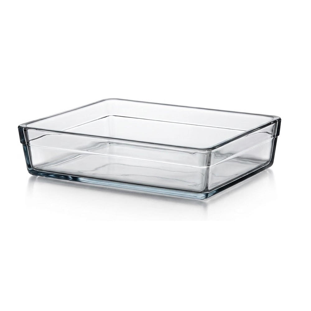 OFENSCHALE rechteckig 36,7x25,7x6 cm - Transparent, Glas (36.7/25.7/6cm) - Der-Porzellan-Laden