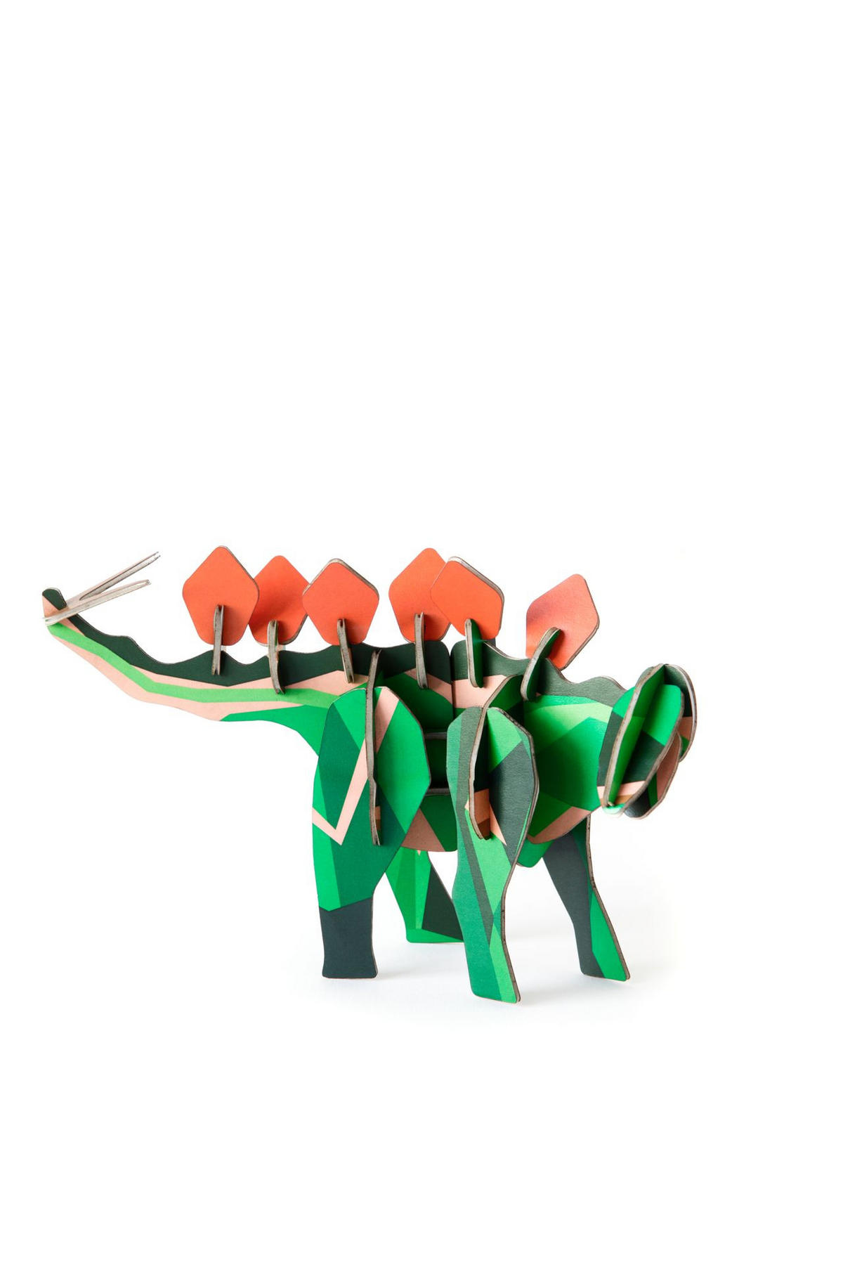 WANDSKULPTUR Bunt 4/12 cm - Multicolor, Wellpappe (4/12/18cm) - KUNSTLOFT