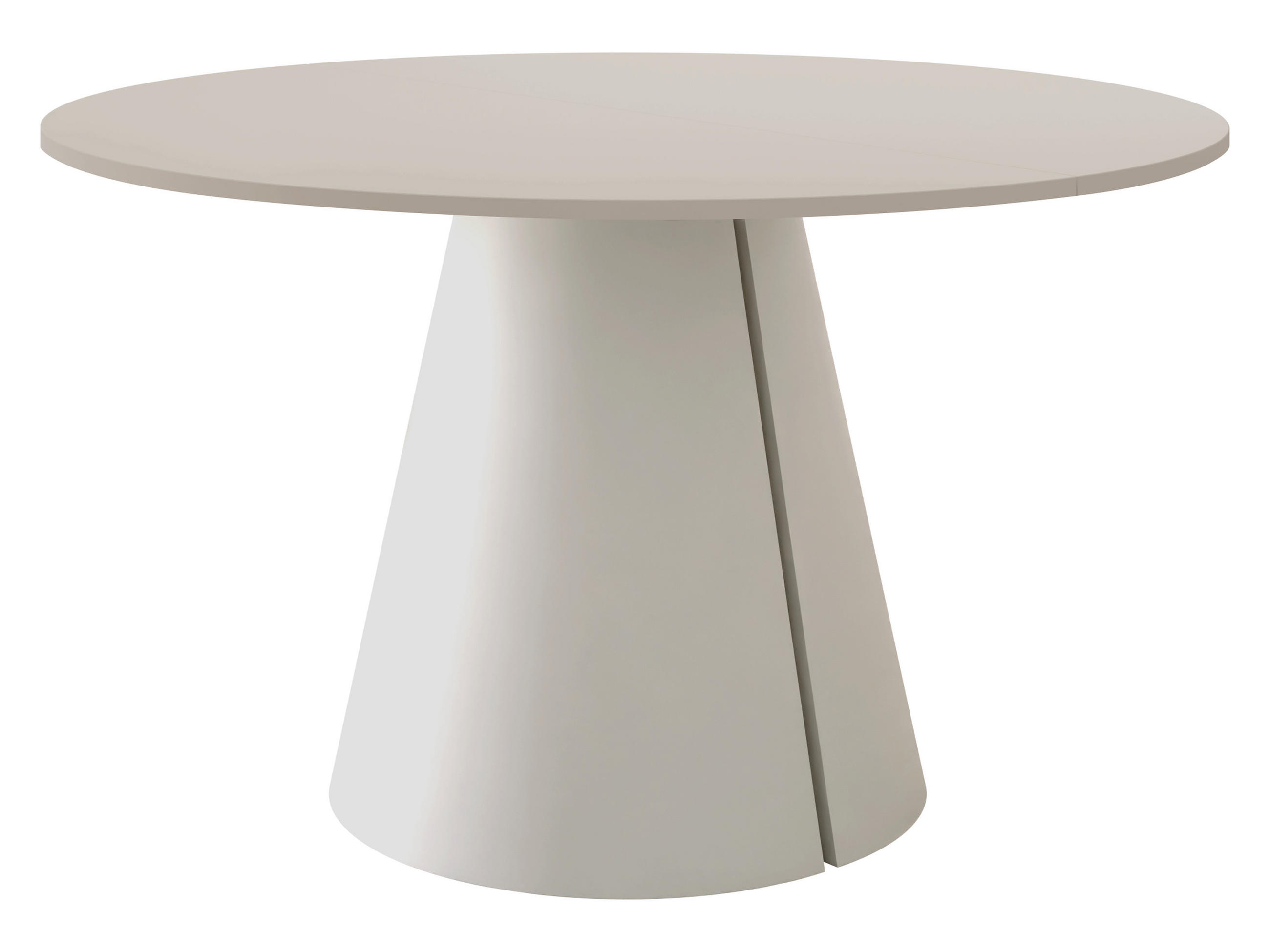 ESSTISCH Calma Cashmere 100 - Kaschmir, Holzwerkstoff/Metall (100/100/76cm) - MIRJAN24