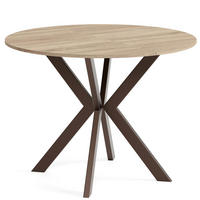 TISCH Braun EWA Ausziehbar - Eichefarben/Braun, Holzwerkstoff (90/90/76cm) - Sepro Meble