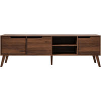 LOWBOARD Norel mit 3 Türen, 180 cm, Walnuss - Walnussfarben, Holz/Holzwerkstoff (180/55/40cm) - Beautysofa