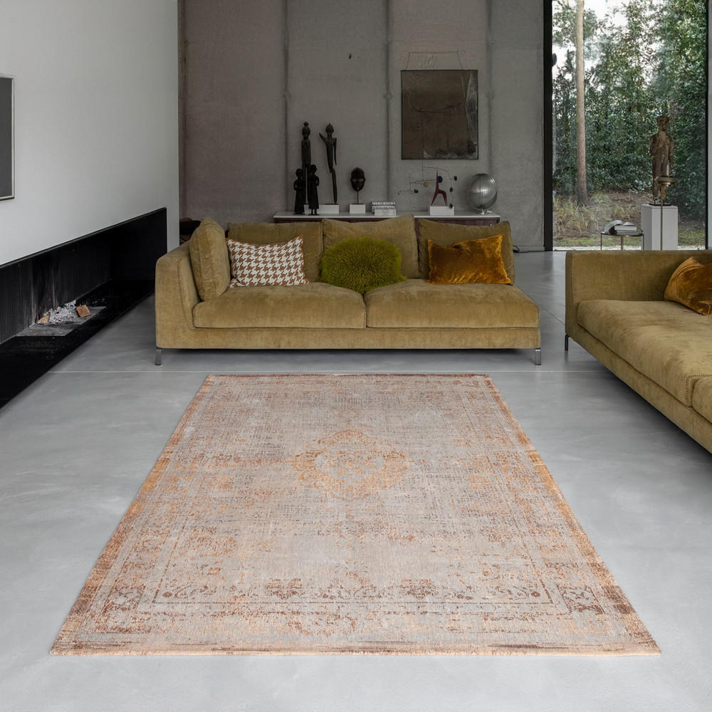 TEPPICH Salmon Fading World 170/240 cm - Gelb, Textil (170/240cm) - Louis De Poortere