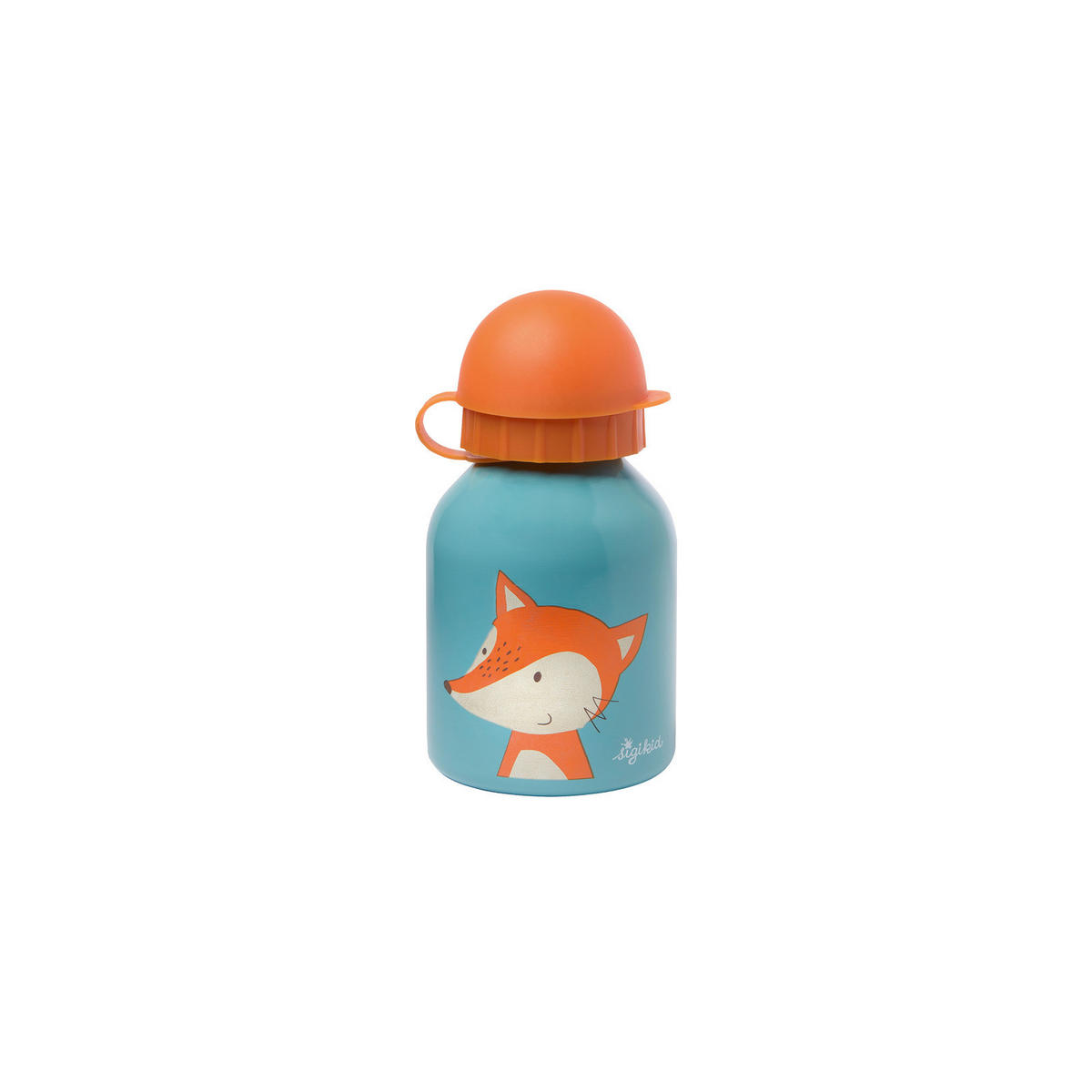 TRINKFLASCHE Fuchs, blau 250 ml - Blau, Kunststoff (0.25L) - Sigikid