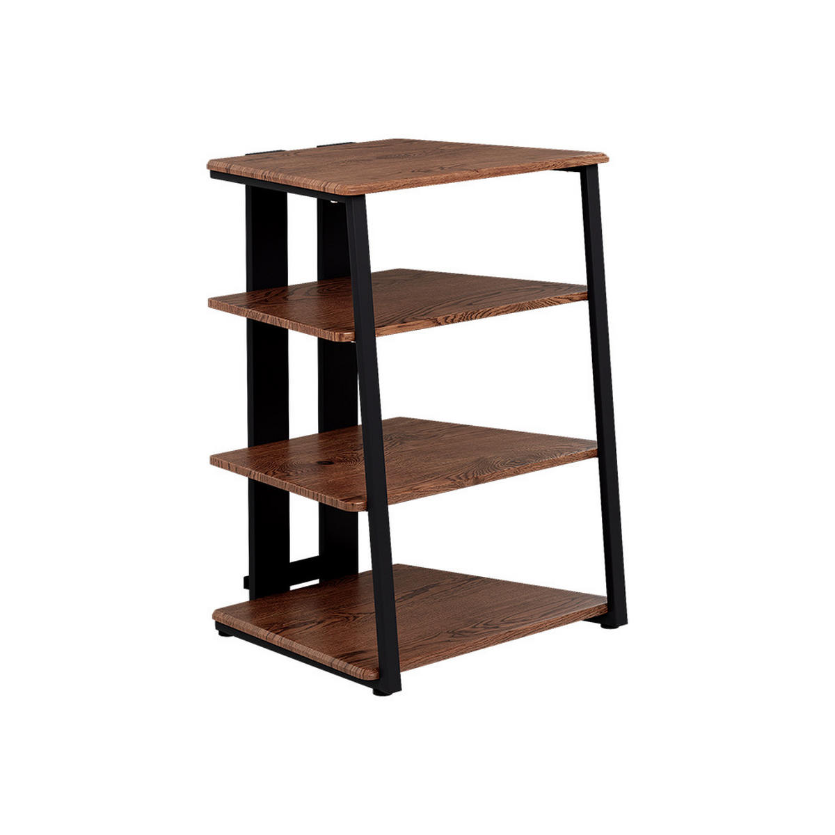 ÚLOŽNÁ POLICE Tonar Rustikální dub/černá - divoký dub, kompozitní dřevo (61/78/53cm) - Vicco