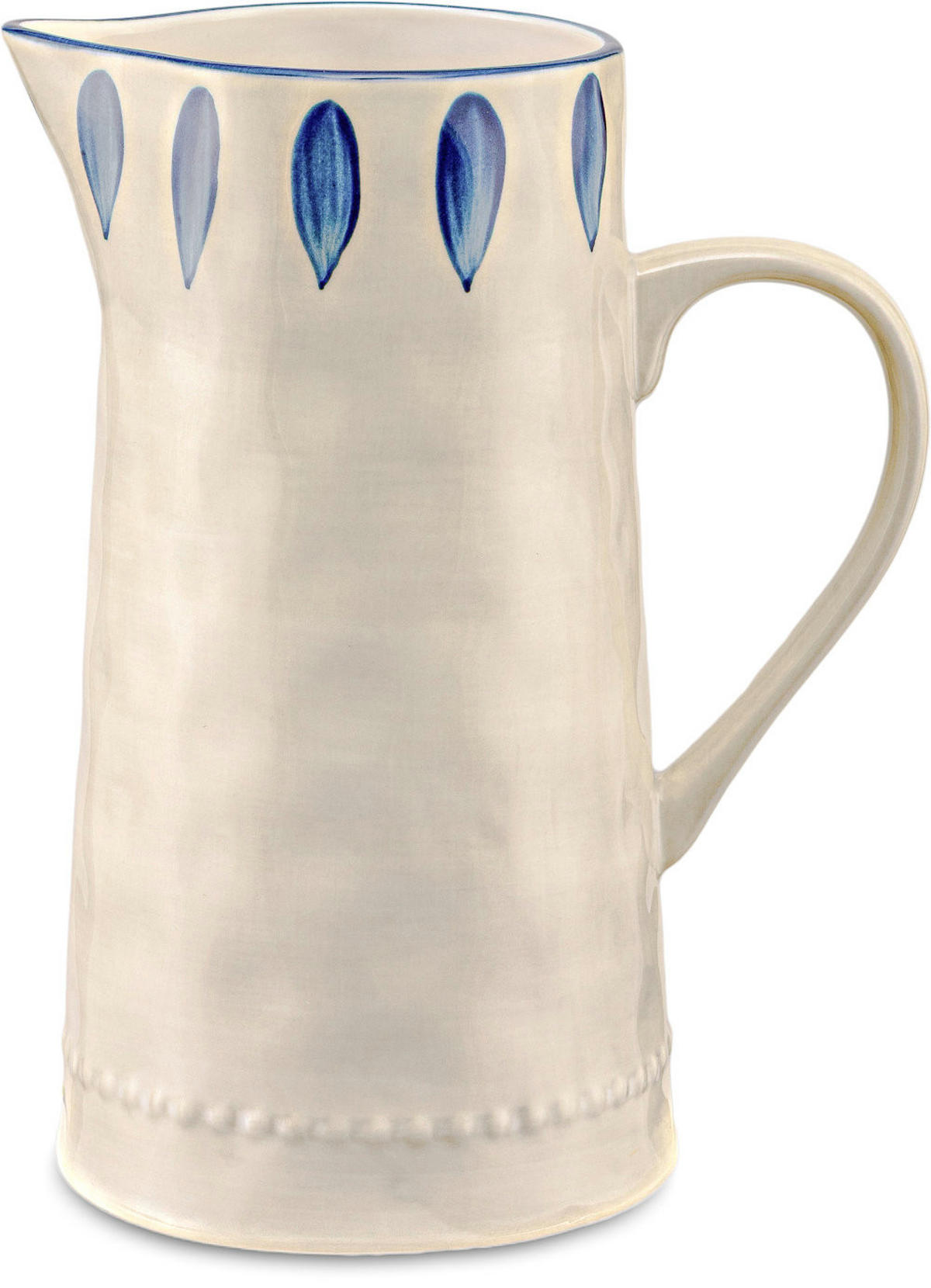 KARAFFE Domitilla Nachtblau - Multicolor, Keramik (2L) - Rose & Tulipani