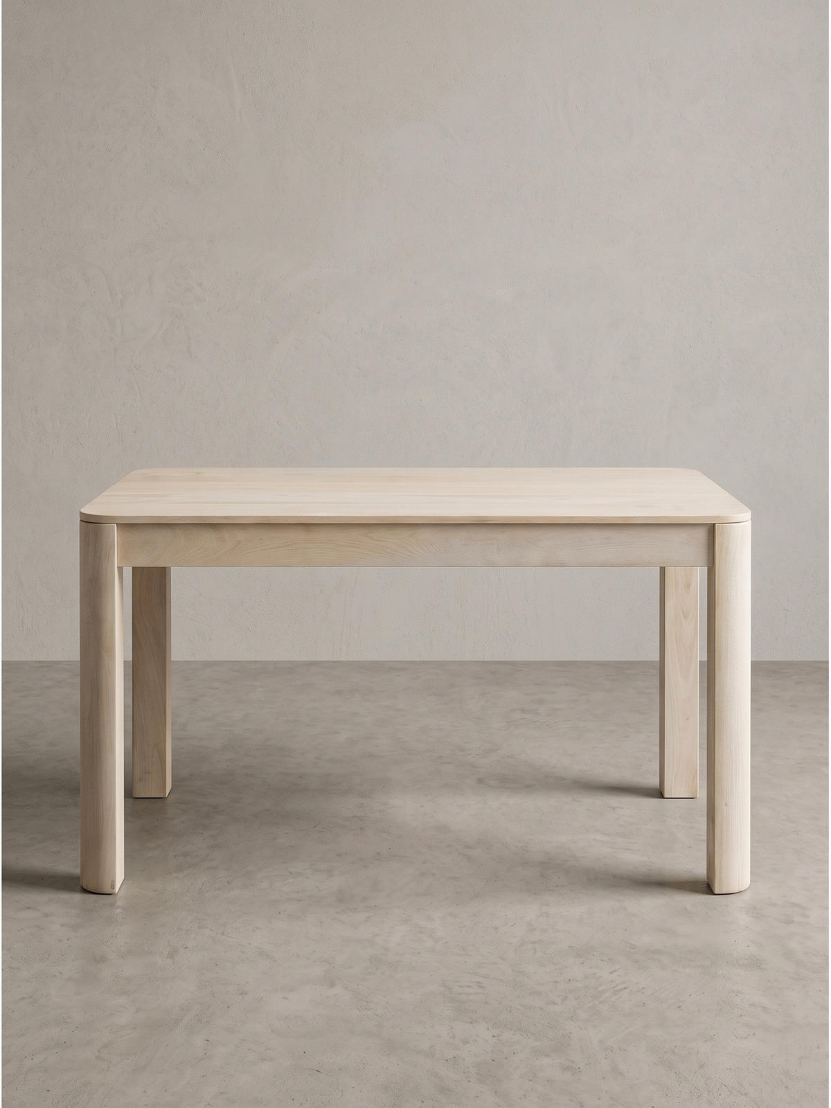 ESSTISCH CHARENTE, Mango Massivholz, handgefertigt, Weiß-Mango, 120 x 60 x 76 cm - Beige/Weiß, Holz (60/120/76cm) - KADIMA DESIGN