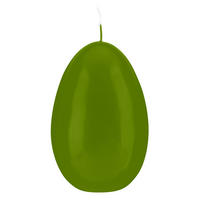 EIKERZE XXL Klarlack Limonegrün 200 x Ø 140 mm, 1 Stück - Grün, Paraffin (14/20/20cm) - Kopschitz Kerzen