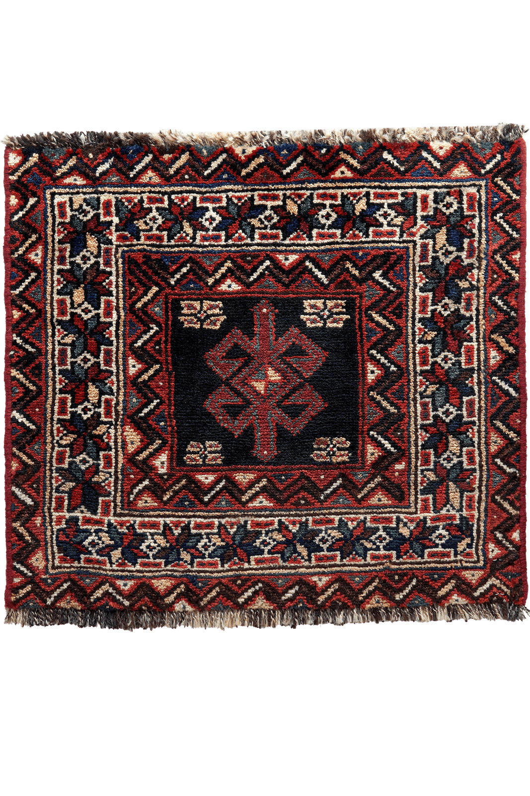 ORIENTTEPPICH handgeknüpft Gashgai Blau 63/57 cm Schurwolle - Blau, Textil (57/63cm) - Looma