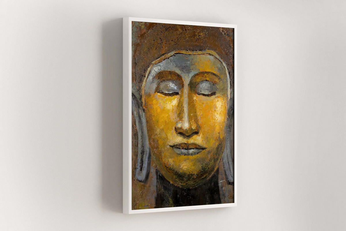 ULJANA SLIKA 75/100 cm, Priroda i krajolik - smeđa, tekstil/drvo (75/100cm) - KUNSTLOFT