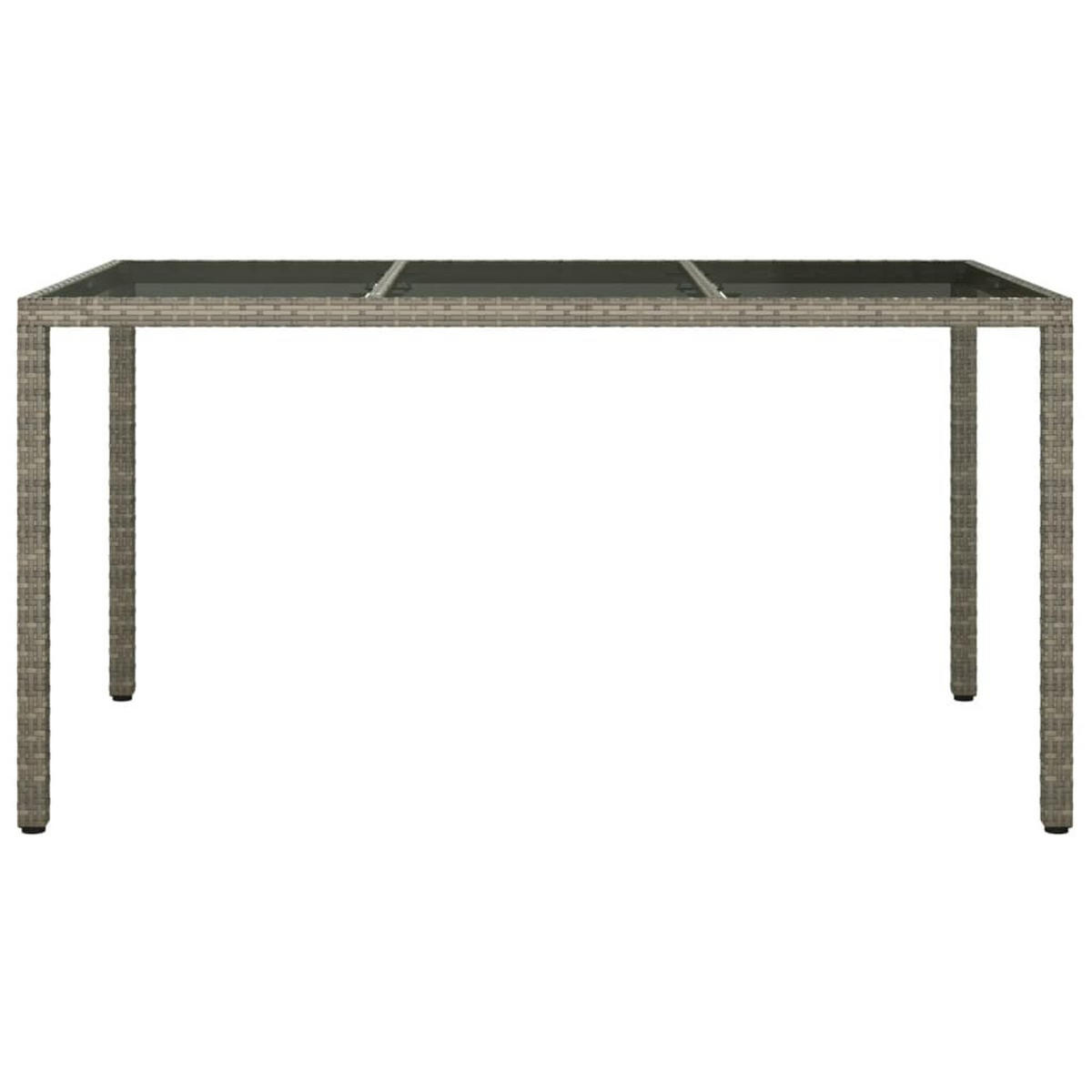 GARTENTISCH Tischrand 90/75/150 cm - Grau, Naturmaterialien (150/90/75cm) - ZMH