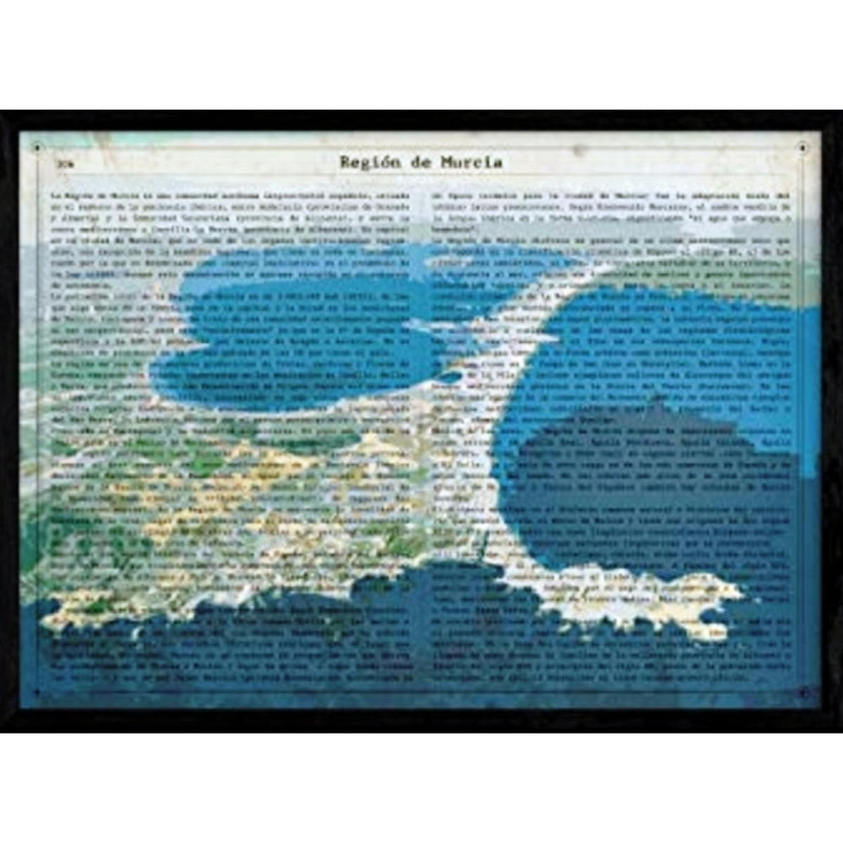 POSTER Vintage Von Murcia A4 Rahmenlos - Klar, Papier (29.7/5/21cm) - Nacnic