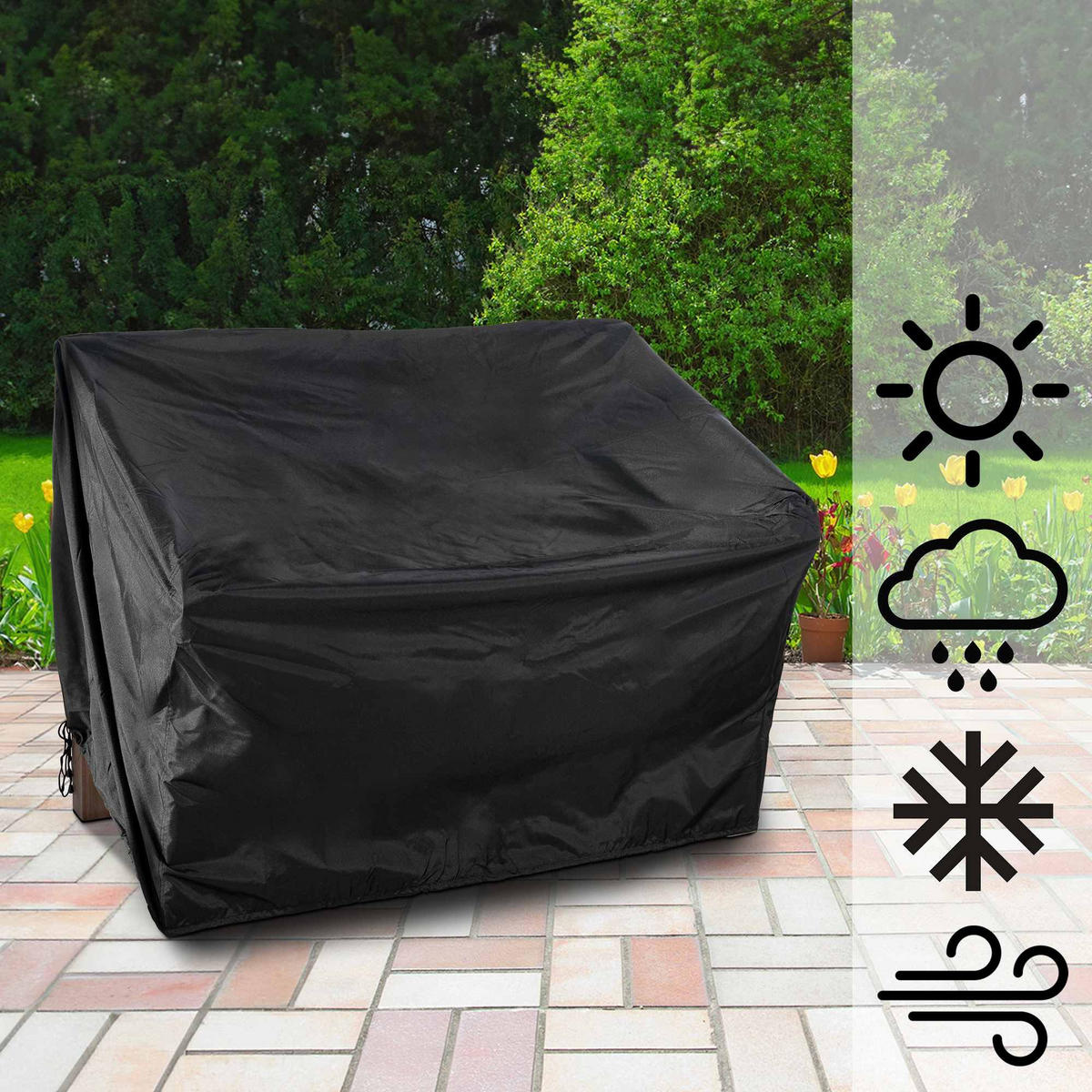 GARTENBANK 120/59 cm Holz teak - Teakfarben, Holz (120/92/59cm) - CLP