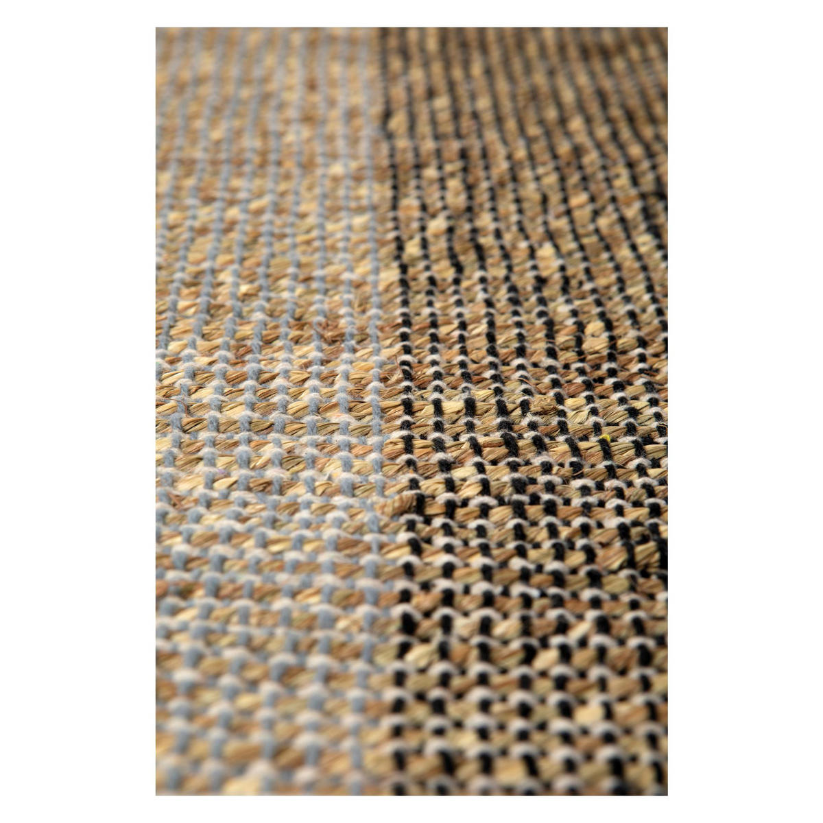 TEPPICH Karan carbonfarben 160 x 230 cm - Schwarz, Textil (160/230cm) - Vivaraise