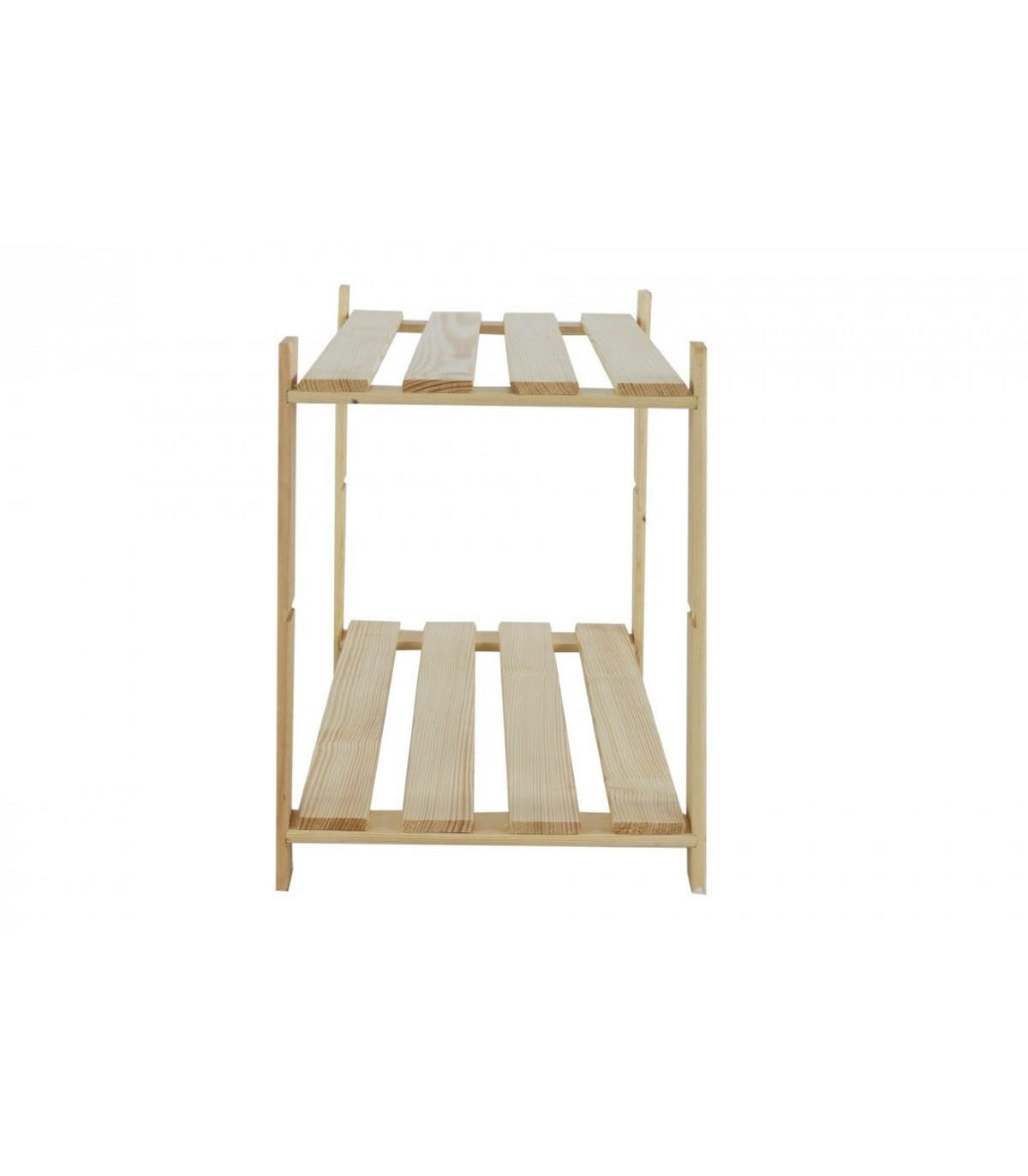 HOLZREGAL PINEPEAK 50x80x38cm 2 Fachboden 1,2cm dickes Kiefernholz Natur - Naturfarben, Holz (80/50/38cm) - PROREGAL