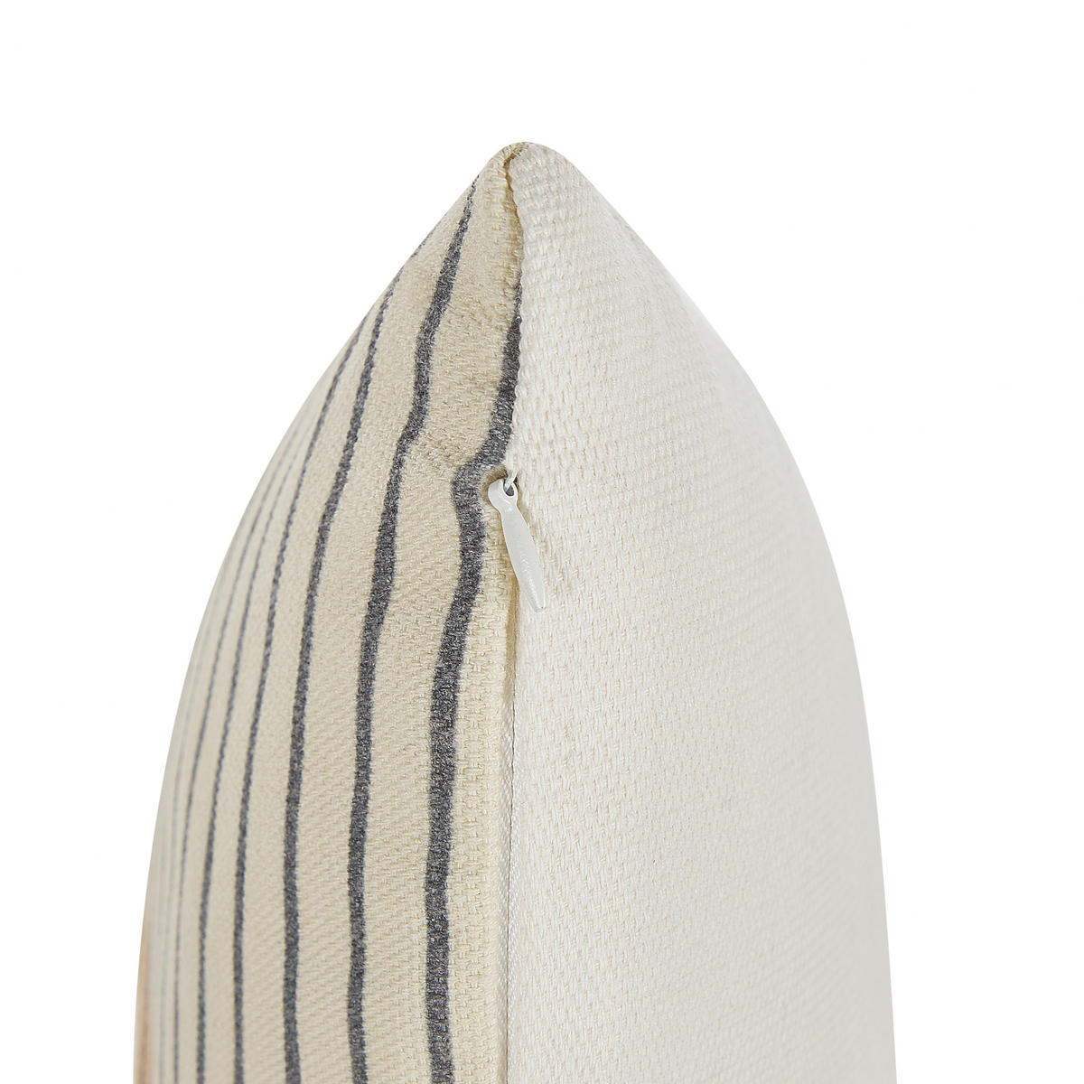 DEKOKISSEN 2er-Set Beige 45/45 cm Moonflower - Beige, Textil (45/45cm) - Beliani