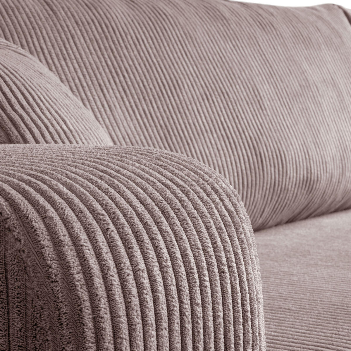 ECKSOFA PRESTIGE U mit Schlaffunktion, Poso 27 - Rosa, Textil (317/83/143cm) - Lookway