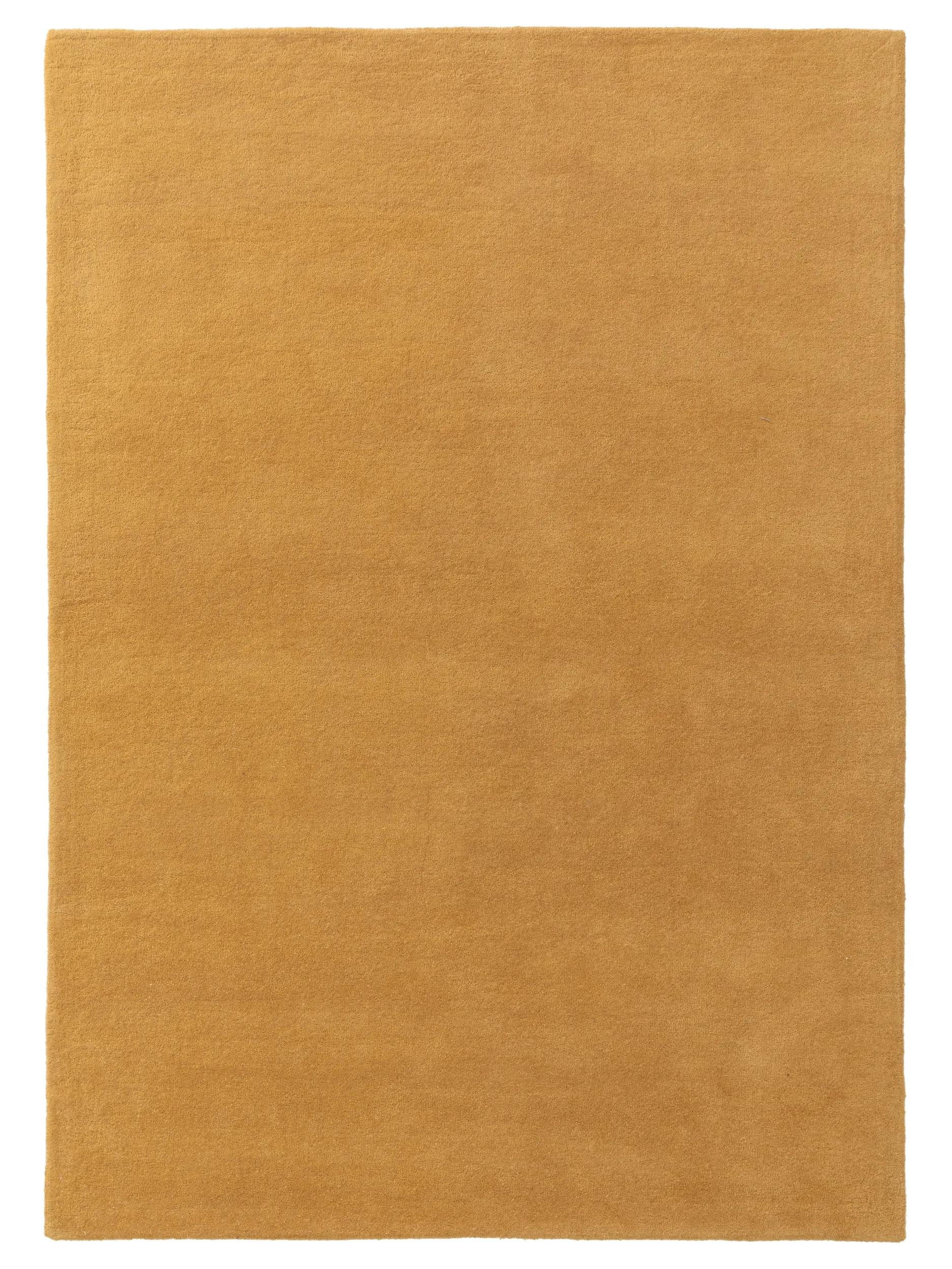 WOLLTEPPICH Bent Gelb 160x230 cm - Gelb, Textil (160/230cm) - benuta Nest